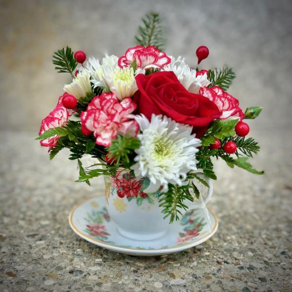 Christmas Tea Cup