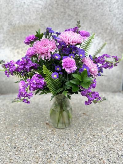 Mom's Garden Bouquet Purple